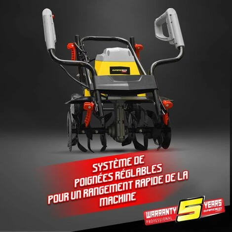 Motobineuse électrique 1500W - 6 Fraises - Gardeo 3 Motobineuse électrique 1500W - 6 Fraises - Gardeo – Image 3