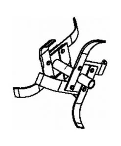 HUSQVARNA GROUP Fraise Double Départ Gauche Motobineuse Husqvarna / Pubert