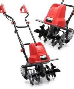 WILTEC Motobineuse électrique 1500W Vitesse à Vide 400 T/min Profondeur De Travail 220mm Binage Sarclage