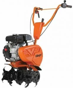 Motobineuse Thermique 2,2cv Petite Largeur 4 Fraises Protèges Plantes VILLAGER VTB 4310V - Orange