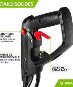 Motobineuse électrique 1050W - 16 Lames - 32cm – 22cm Profondeur De Travail - Accouplement Anti-blocage - Interrupteur De Sécurité - BRAST Motobineuse électrique 1000W + -Promos Motobineuse et accessoire Boutique 18316301 4