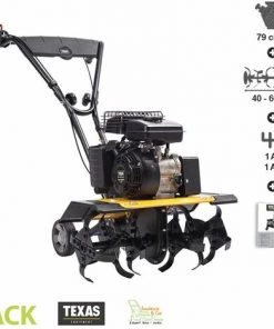 Motobineuse Thermique 79 Cm3 1,9 Cv 2 Vitesses Travail 40 à 60cm TEXAS Lilli 365TG