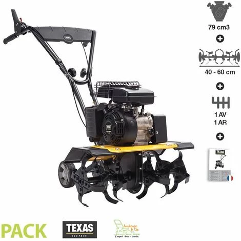 Motobineuse Thermique 79 Cm3 1,9 Cv 2 Vitesses Travail 40 à 60cm TEXAS Lilli 365TG 1 Motobineuse Thermique 79 Cm3 1,9 Cv 2 Vitesses Travail 40 à 60cm TEXAS Lilli 365TG