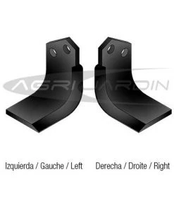 RIBAS COUTEAU DE FRAISE POUR ROTOVATOR KVERNELAND Gauche -Promos Motobineuse et accessoire Boutique 19186805 3