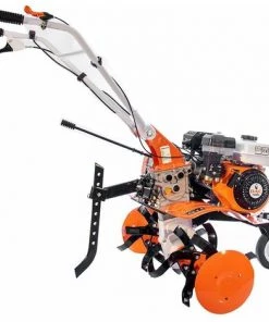 Motobineuse Thermique 208cc 6 Fraises Vitesses 2AV -1AR Roues Agraires Et Butteur Ruris DAC 7000 - Orange -Promos Motobineuse et accessoire Boutique 23180105 3