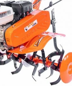 Motobineuse Thermique 208cc 6 Fraises Vitesses 2AV -1AR Roues Agraires Et Butteur Ruris DAC 7000 - Orange -Promos Motobineuse et accessoire Boutique 23180105 5