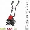 Motobineuse électrique 1400W Fraisage 40cm LEA LE40140-40W - Rouge