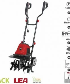 Motobineuse électrique 1400W Fraisage 40cm LEA LE40140-40W - Rouge