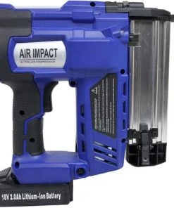 TMECH T-Mech Agrafeuse-Cloueuse Electrique Sans-Fil Avec Batterie Supplémentaire - Bleu -Promos Motobineuse et accessoire Boutique 26231272 5