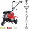Motobineuse Thermique Transformable 212cc 5,6cv 2 Vitesses AV 1 AR Fraisage Jusqu'à 88cm LEA LE42212-80W21
