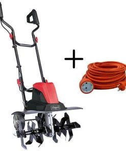 2CV MOTOCULTEUR MOTOBINEUSE ELECTRIQUE SCHEPPACH MTE460 + CÂBLE EXTENSION 20 MT