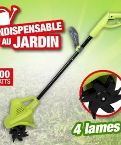 OUTIROR Motobineuse 134x21x24cm