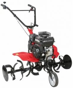 Pack Motobineuse Thermique 212cc Avec Accessoires Roues Charrue Moyeux 2 Vitesses AV 1 AR Travail 75-105cm LEA LE4212-105DW - Rouge -Promos Motobineuse et accessoire Boutique 38152141 4