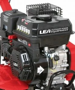 Pack Motobineuse Thermique 212cc Avec Accessoires Roues Charrue Moyeux 2 Vitesses AV 1 AR Travail 75-105cm LEA LE4212-105DW - Rouge -Promos Motobineuse et accessoire Boutique 38152141 5