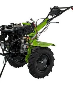 VITO AGRO Motoculteur Thermique Polyvalent 12CV 456CC VITO DIESEL Transmission Directe 8900W 2 Fraises Et Butteur Double Inclus