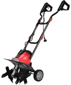 GOPLUS 1500W Motobineuse ?lectrique, Motoculteur Puissante Avec Interrupteur à Double Sécurité, Profondeur De Travail Avec Roue Pour Jardinage Et Cultivateur (1500W 6 Lames) 8 GOPLUS 1500W Motobineuse ?lectrique, Motoculteur Puissante Avec Interrupteur à Double Sécurité, Profondeur De Travail Avec Roue Pour Jardinage Et Cultivateur (1500W 6 Lames) -Promos Motobineuse et accessoire Boutique 51038754 4