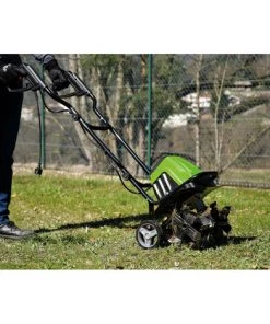 OXEO Motobineuse électrique 1400W - 6 Fraises En Acier - 40cm - Labourer - Retourner - Biner La Terre -Promos Motobineuse et accessoire Boutique 51264957 5