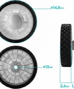 Boudech Jeu De 2 Roues De Rechange Pour Motoculteur 52cc -Promos Motobineuse et accessoire Boutique 63727824 5