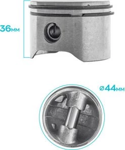 Boudech Unité Thermique Pour Moteur 52cc - Cylindre + Piston De Remplacement Compatibles Pour Moteurs 2 Temps 52cc -Promos Motobineuse et accessoire Boutique 63727836 4