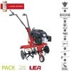 Pack Huile + Motobeche Thermique 5,5 Cv 6 Fraises Travail 60cm LEA LE41175-60W